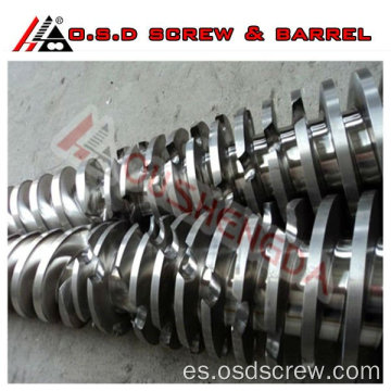 55/110 cilindro cónico de doble tornillo para extrusión de plástico (doble tornillo cónico y cilindro / cilindro para extrusora de tubos / perfiles) OSD